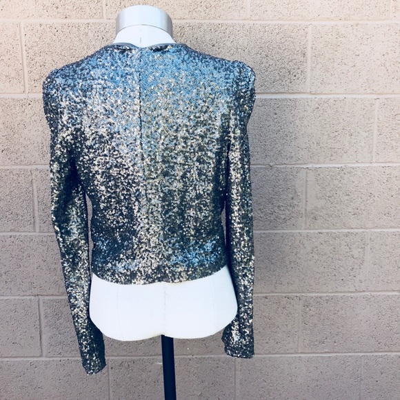✨NEW✨UO Silver Sequin Blazer - Picture 3 of 5